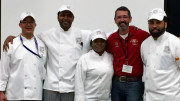 Tuffy Stone visits ECPI University's Culinary School Competition